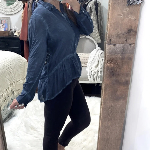 A.n.a a new approach American navy boho top size medium - Picture 3 of 6